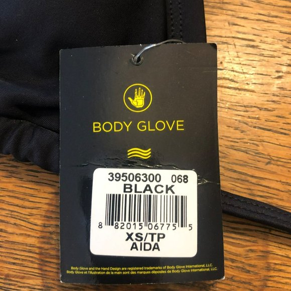 Boby Glove Aida XS Bikini Top Black Padded Cups - Picture 3 of 6